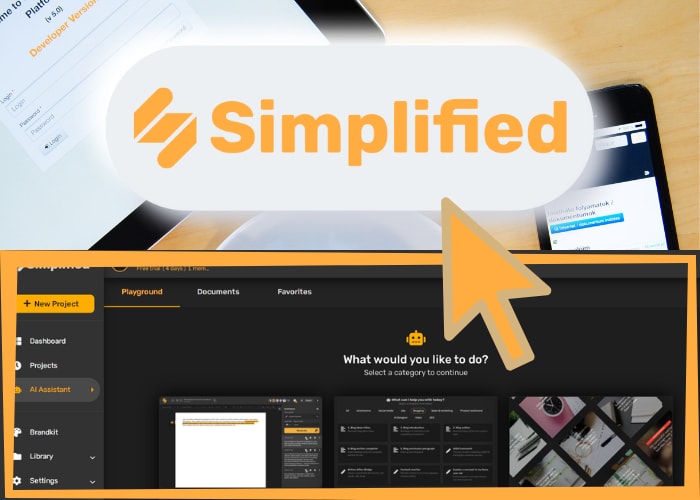 simplified - free AI copywriting generator
