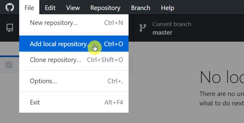 add to gitgub repository