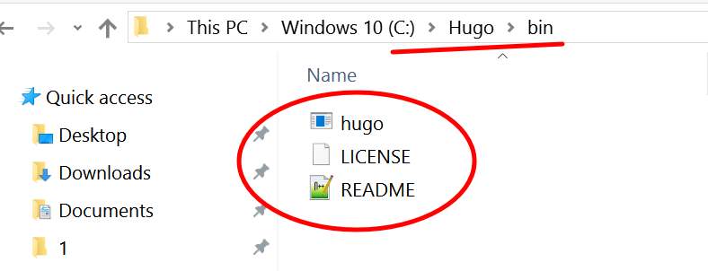 extract zip in hugo bin