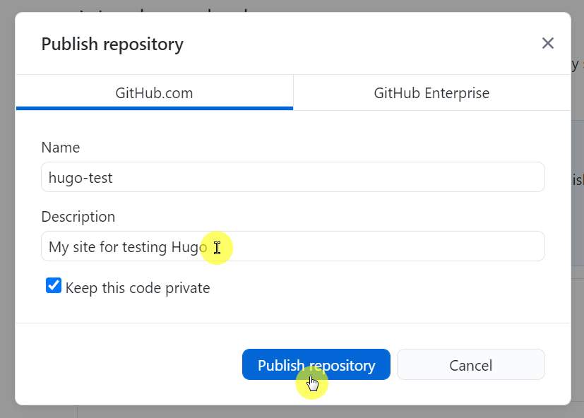 publish new GitHub repository